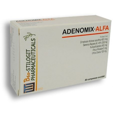 Adenomix Alfa Integratore per la Prostata 30 Compresse Bio Stilogit Pharmaceutic. - 1 Adenomix Alfa Integratore per la Prostata 30 Compresse Bio Stilogit Pharmaceutic. - 1