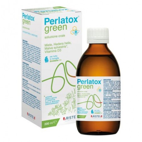 Perlatox Green Integratore per Gola e Bronchi 200 Ml - Integratori per apparato respiratorio - 986007211 - Aristeia Farmaceut...