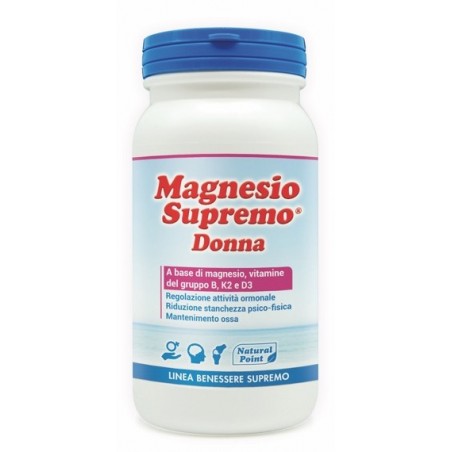 Natural Point Magnesio Supremo Donna 150 G - Vitamine e sali minerali - 980302537 - Natural Point - € 17,89