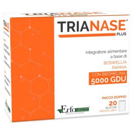 Trianase Integratore per Difese Immunitarie Basse 20 Bustine Erfo - 1 Trianase Integratore per Difese Immunitarie Basse 20 Bustine Erfo - 1