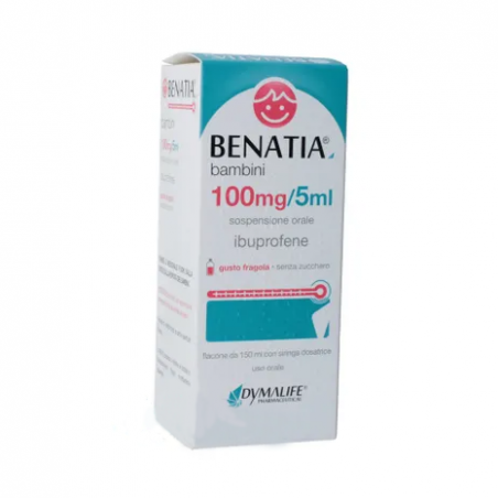 Benatia Bambini per Febbre e Dolori 150 Ml - Farmaci per febbre (antipiretici) - 043186028 - Dymalife Pharmaceutical - € 10,50