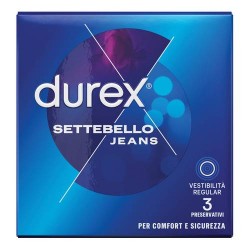 Durex Settebello Jeans Profilattici Anticoncezionali 3 Pezzi - Profilattici e Contraccettivi - 984949661 - Reckitt Benckiser ...