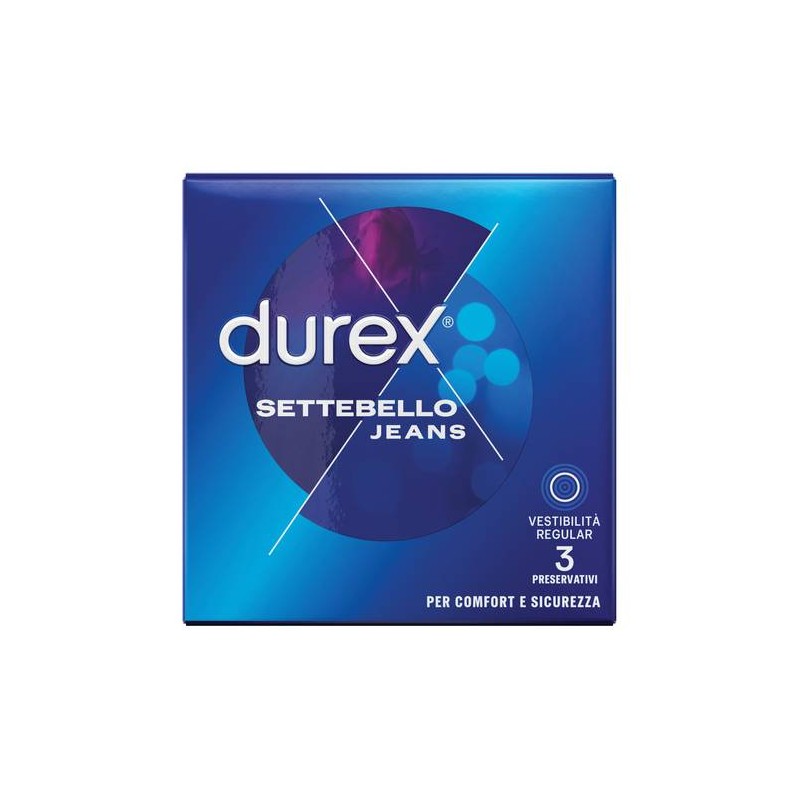 Durex Settebello Jeans Profilattici Anticoncezionali 3 Pezzi - Profilattici e Contraccettivi - 984949661 - Reckitt Benckiser ...