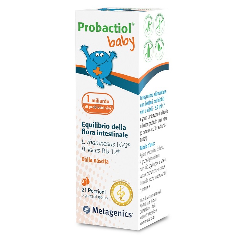 Metagenics Belgium Bvba Probactiol Baby Gocce 21 Porzioni 5 Ml - Integratori di fermenti lattici - 986878977 - Metagenics - €...