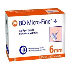 Corman Ago Per Penna Da Insulina Bd Microfine Gauge 31 6mm 100 Pezzi - IMPORT-PF - 939060416 - Corman - € 12,77