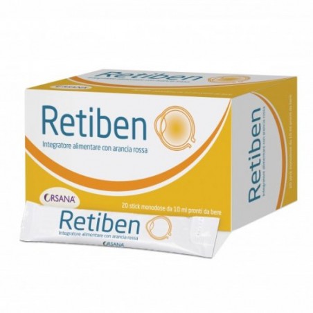 RETIBEN 20 STICK 10 ML - Integratori per occhi e vista - 975965676 -  - € 19,54