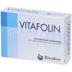Bioakos Farma Laboratori Vitafolin 30 Capsule - Integratori multivitaminici - 930107622 - Bioakos Farma Laboratori - € 12,69