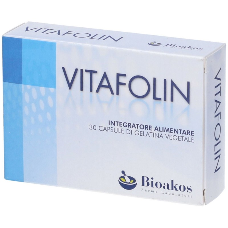 Bioakos Farma Laboratori Vitafolin 30 Capsule - Integratori multivitaminici - 930107622 - Bioakos Farma Laboratori - € 12,69