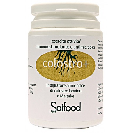 Saifood Colostro+ Difese Immunitarie 100 Capsule - 1 Saifood Colostro+ Difese Immunitarie 100 Capsule - 1