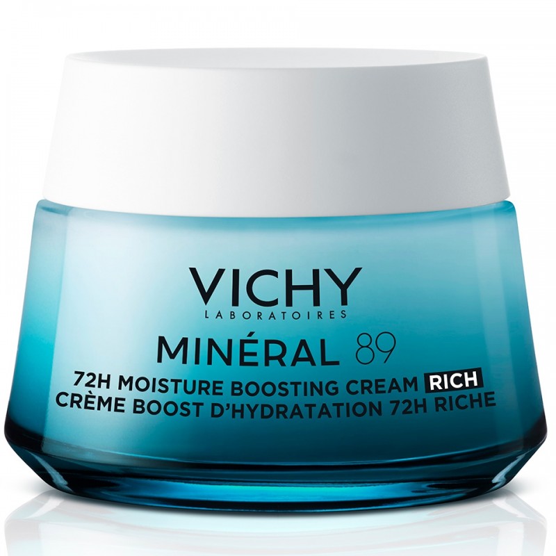 Vichy Minéral 89 Crema Viso Idratante 72h Ricca 50 Ml - Trattamenti idratanti e nutrienti - 985797950 - Vichy - € 23,51