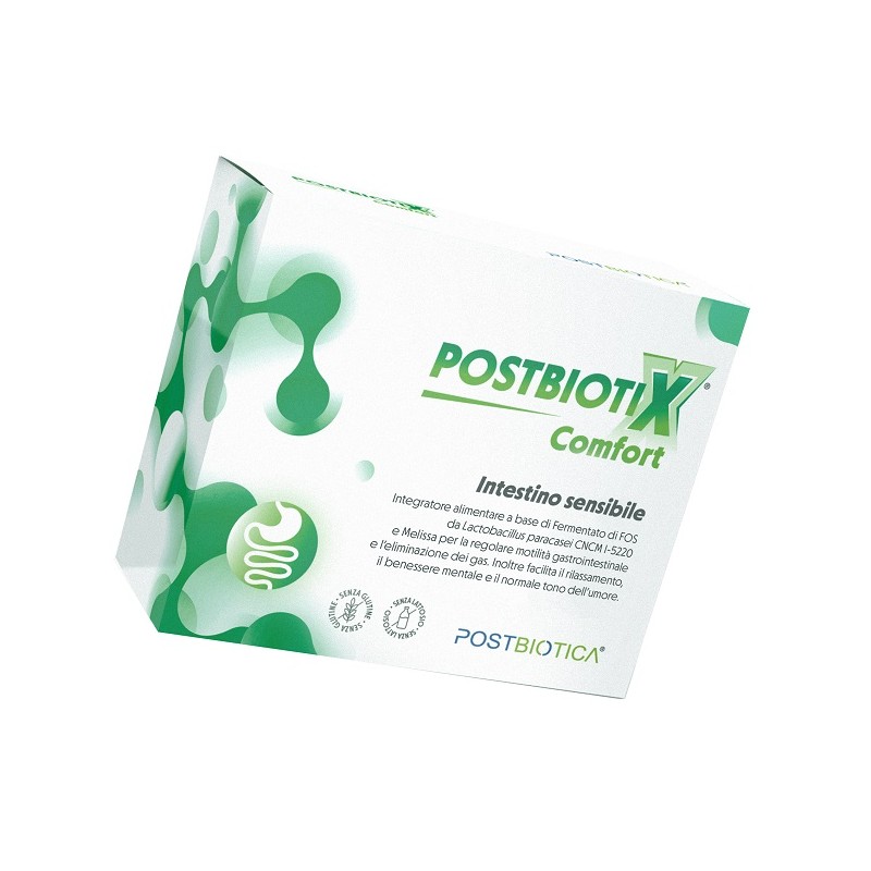 Postbiotica Postbiotix Comfort 20 Bustine Da 4 G - Integratori di fermenti lattici - 984701742 - Postbiotica - € 23,38