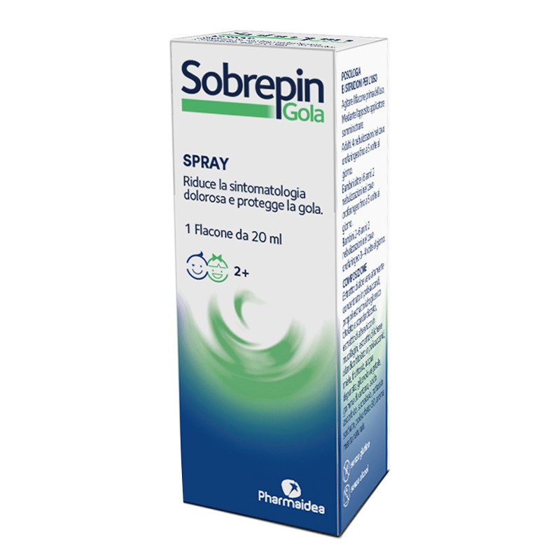 Pharmaidea Sobrepin Gola Spray 20 Ml - Prodotti fitoterapici per raffreddore, tosse e mal di gola - 981559166 - Pharmaidea - ...