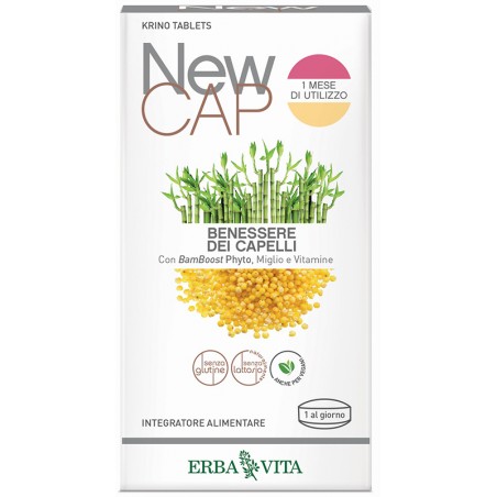 Erba Vita Group Newcap Krinotablet 30 Compresse - Integratori per pelle, capelli e unghie - 976031171 - Erba Vita - € 12,54