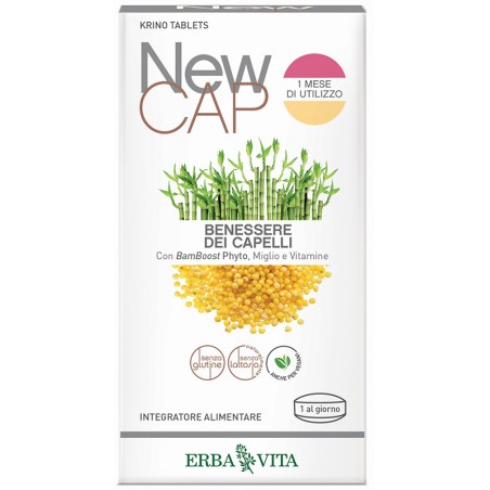 Erba Vita Group Newcap Krinotablet 30 Compresse - Integratori per pelle, capelli e unghie - 976031171 - Erba Vita - € 12,94