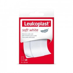Essity Italy Leukoplast Soft White 100 X 6 Cm 10 Pezzi - Medicazioni - 978502870 - Essity Italy - € 5,22