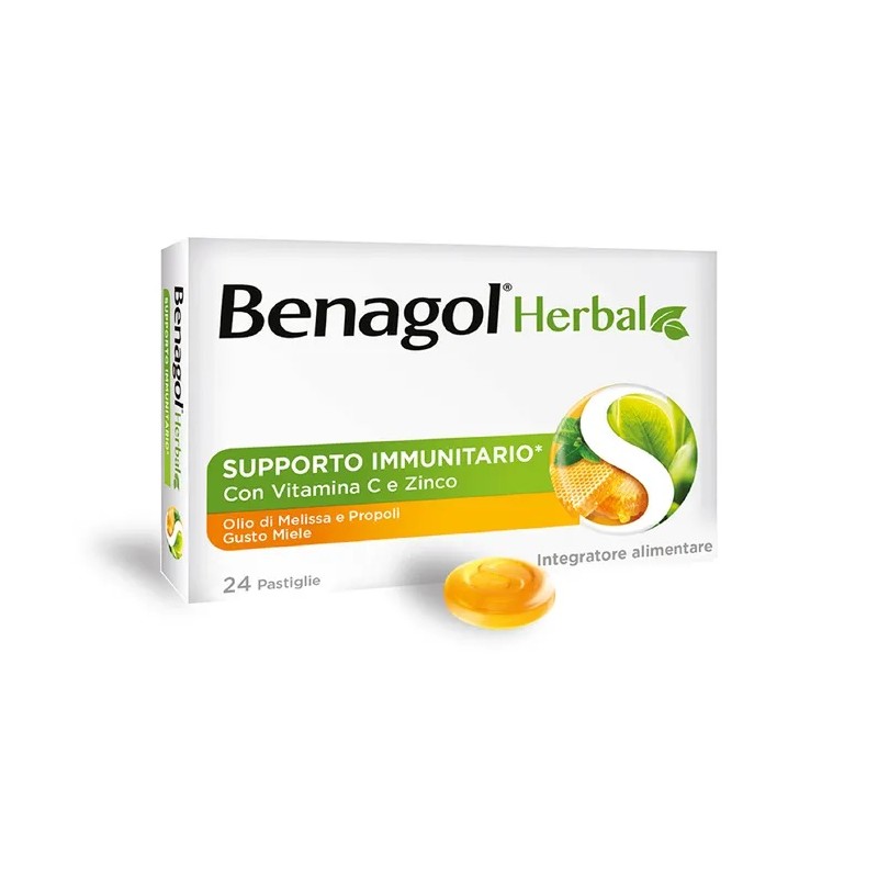 Benagol Herbal Miele 24 Pastiglie Benagol - 1