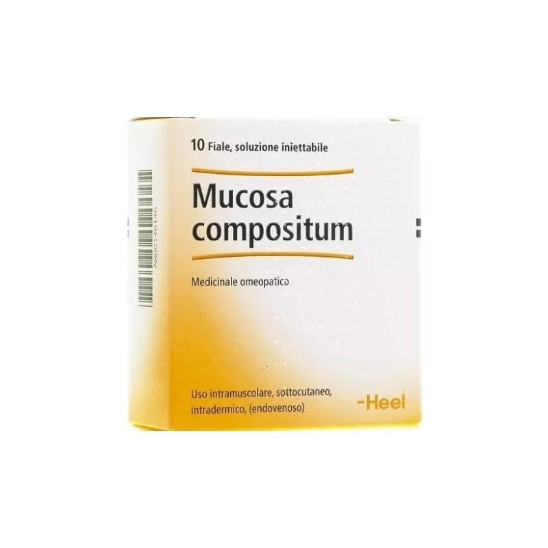 HEEL MUCOSA COMPOSITUM 10 FIALE DA 2,2 ML L'UNA - Omeopatia - 800146146 - Heel - € 54,48