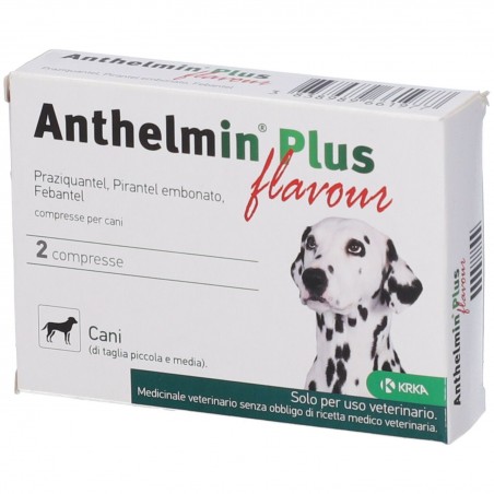 ANTHELMIN PLUS FLAVOUR*2 cpr divisibili 50 mg + 144 mg + 150mg cani - Prodotti per cani e gatti - 104844030 - Anthelmin - € 1...