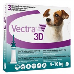 Vectra 3D Soluzione Spot-On Cani da 4 a 10Kg 3 Pipette Tappo verde - Prodotti per cani - 104687076 - Vectra - € 30,54