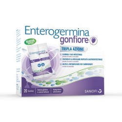 Enterogermina Gonfiore Tripla Azione 20 Bustine Bipartite - Integratori di fermenti lattici - 936018237 - Enterogermina - € 1...