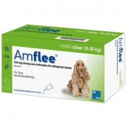 AMFLEE*spot-on soluz 3 pipette 1,34 ml 134 mg cani da 10 a 20 Kg - Prodotti per cani e gatti - 104760145 -  - € 11,22