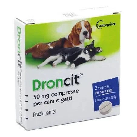 DRONCIT*2 cpr 50 mg cani gatti - Prodotti per cani e gatti - 100388014 -  - € 18,30