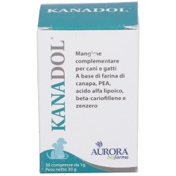 Kanadol Compresse Supporto Nocicettivo Cani e Gatti 30 Pastiglie - Prodotti per cani e gatti - 984790307 - Aurora Biofarma - ...