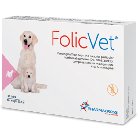 Pharmacross Co Folicvet 15 Compresse - Veterinaria - 977445903 - Pharmacross Co - € 13,87