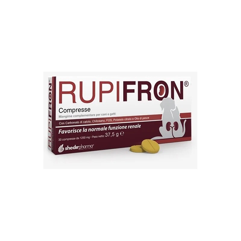 Shedir Pharma Unipersonale Rupifron 30 Compresse Divisibili - Veterinaria - 943284048 - Shedir Pharma - € 19,82