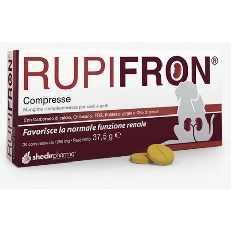 Shedir Pharma Unipersonale Rupifron 30 Compresse Divisibili - Veterinaria - 943284048 - Shedir Pharma - € 19,84