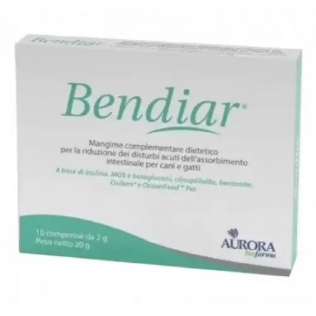 Aurora Biofarma Bendiar 10 Compresse - Veterinaria - 986105789 - Aurora Biofarma - € 11,91