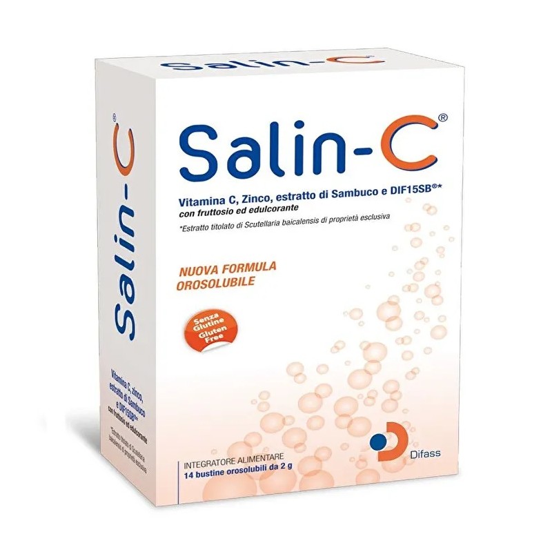 SALIN C 14 BUSTINE - Integratori per difese immunitarie - 974088712 -  - € 15,63