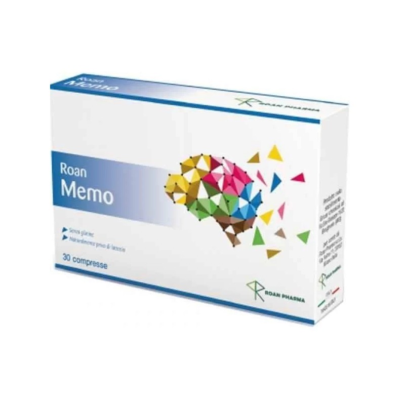 Roan Pharma S Roan Memo 30 Compresse - Integratori per concentrazione e memoria - 973618768 - Roan Pharma S - € 21,36