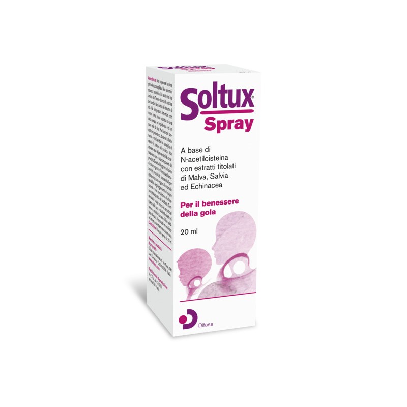 Difass International Soltux Spray 20 Ml - Integratori per apparato respiratorio - 975062858 - Difass International - € 13,07