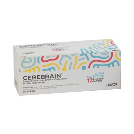 Farmaceutici Damor Cerebrain 12 Flaconcini Da 10 Ml - Integratori per concentrazione e memoria - 973652908 - Farmaceutici Dam...