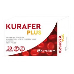 Kurafarm S Kurafer Plus Integratore Per La Carenza Di Ferro 30 Capsule - Alimentazione e integratori - 980485662 - Kurafarm S