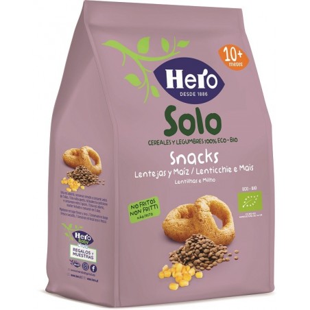 Hero Solo Snack Lenticchie Mais 100% Biologico Per Bambini 50 G - Alimentazione e integratori - 979945324 - Hero - € 2,76