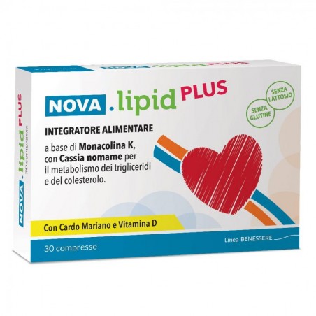 NovaLipid Plus Integratore per il Colesterolo 30 Compresse - Integratori per il cuore e colesterolo - 984562165 -  - € 10,49