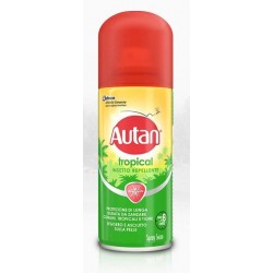 Autan Tropical Spray Secco 100 Ml - Insettorepellenti - 922411879 - Autan