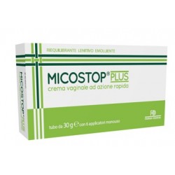 Micostop Plus Crema Vaginale 30 G + 6 Applicatori Monouso - Lavande, ovuli e creme vaginali - 942578446 - Micostop - € 13,98