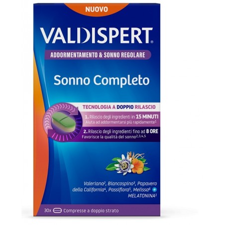 Vemedia Pharma Valdispert Sonno Completo 30 Compresse A Doppio Strato Vemedia Pharma - 1 Vemedia Pharma Valdispert Sonno Completo 30 Compresse A Doppio Strato Vemedia Pharma - 1