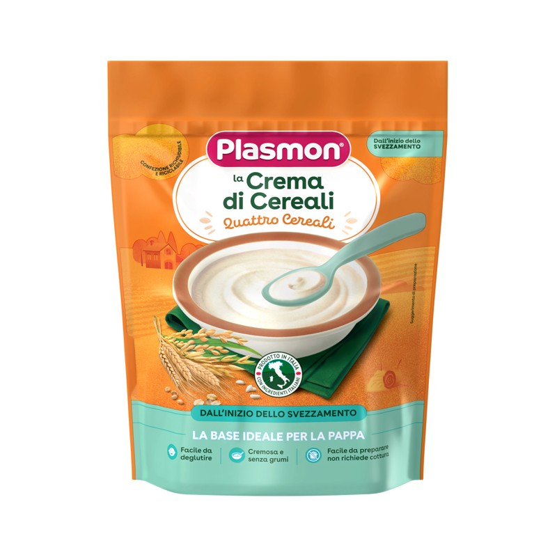 Plasmon Cereali Crema Ai 4 Cereali 200 G - Pappe pronte - 987668340 - Plasmon - € 3,12