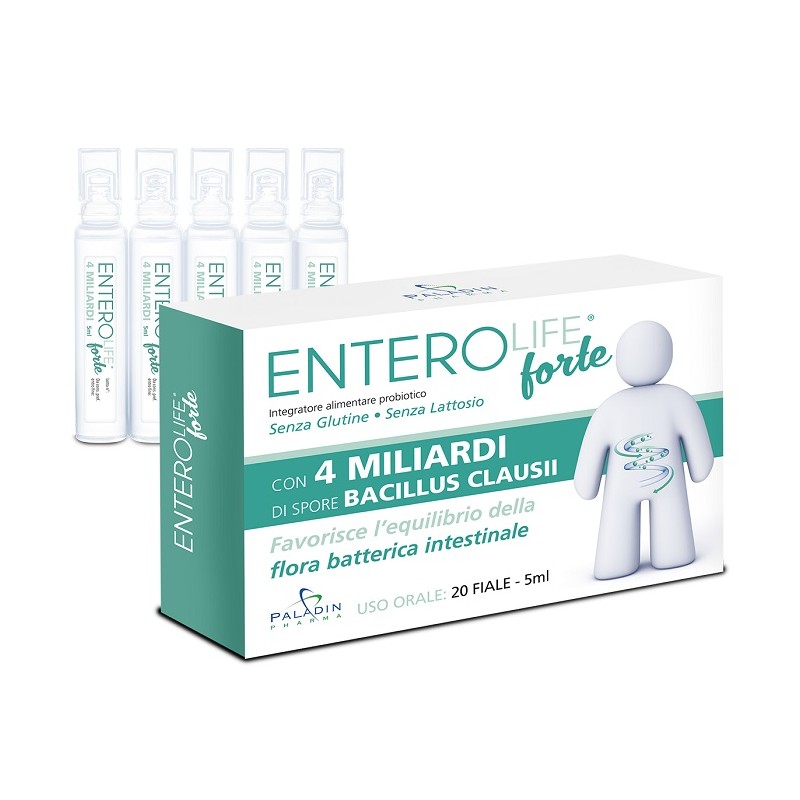 Paladin Pharma Enterolife Forte 4 Miliardi 20 Fiale Da 5 Ml - Integratori di fermenti lattici - 926567227 - Paladin Pharma - ...