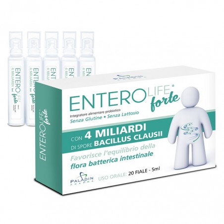 Paladin Pharma Enterolife Forte 4 Miliardi 20 Fiale Da 5 Ml - Integratori di fermenti lattici - 926567227 - Paladin Pharma - ...