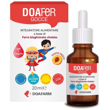 Doafarm Group Doafer Gocce 20 Ml - Integratori multivitaminici - 983672989 - Doafarm Group - € 12,51