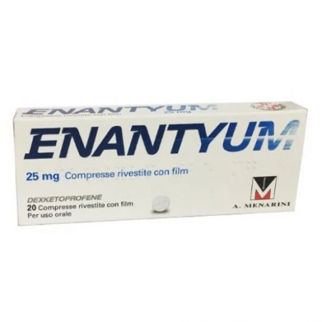 Enantyum Mal di Testa e Dolori Lievi 20 Compresse Rivestite - Farmaci per mal di denti - 048299010 - Enantyum - € 7,03