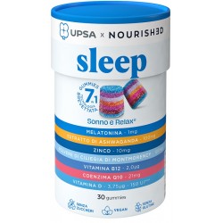 Upsa Italy Upsa X Nourished Sleep 30 Gummies - Integratori per umore, anti stress e sonno - 985509443 - Upsa Italy - € 15,20