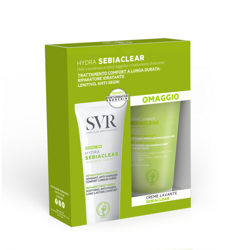 SVR Sebiaclear Hydra 40 Ml + Creme Lavante 55 Ml - Trattamenti per pelle impura e a tendenza acneica - 986981114 - SVR - € 17,46