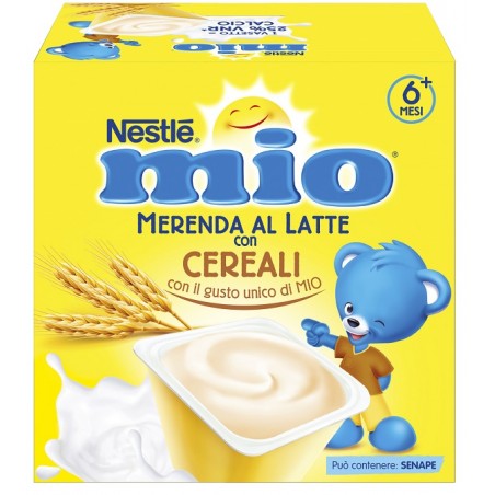 Nestle' Italiana Mio Merenda Al Latte Cereali 4 Pezzi Da 100 G - Alimentazione e integratori - 985825393 - Nestle' Italiana -...