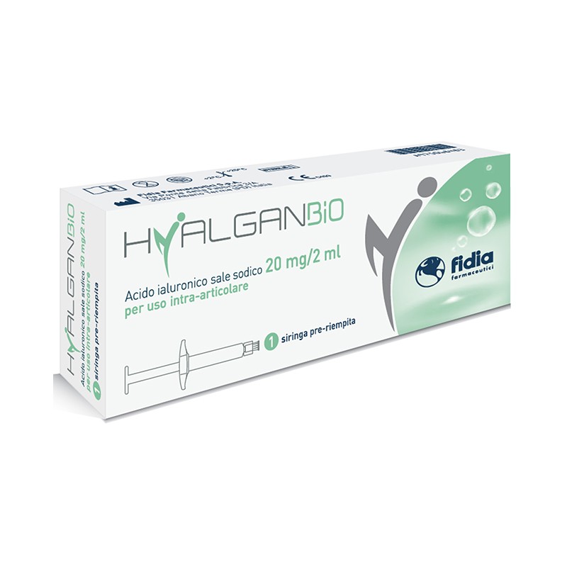 Fidia Farmaceutici Siringa Hyalganbio Intra-articolare 20mg 2 Ml - IMPORT-PF - 975068483 - Fidia Farmaceutici - € 32,63